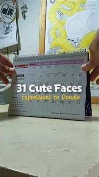 31 Cute faces/ expressions to Doodle #doodlekeboo #doodle #expressiondrawing #draw