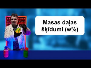 Vieglā šķīduma pagatavošana un aprēķini: masas daļas % šķīdumi