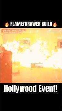 🔥Bank Headquarters SOLO | HOLLYWOOD | FLAMETHROWER Tip of the Spear Build - The Division 2 #shorts