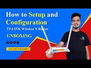 TP-LINK Wireless N TL-WR850N Router Unboxing and Setup Configuration (Hindi) #technogenix