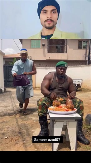 army man ka chicken 🍗 chori kr ke bhaga 😱🔥 #respect