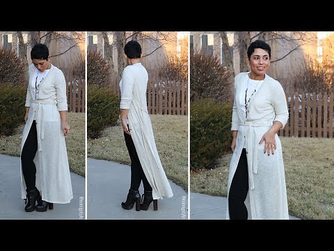 Floor Length Duster Cardigan Sew Along!