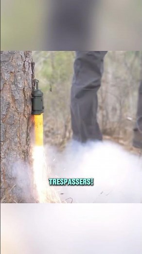 Tripwire Alarm for Scaring Trespassers