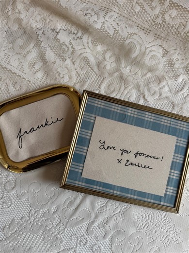 Custom Embroidered Handwritten Notes - Etsy