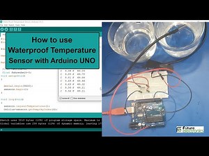 Waterproof Temperature Sensor with Arduino Uno