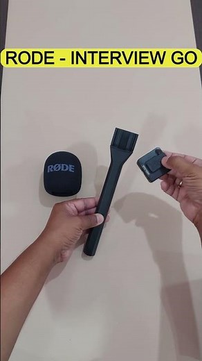 Rode Interview GO (Turn Your Rode Wireless Go Mic into a Pro Handheld Mic). #shorts