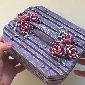 222K views · 9.5K reactions | DIY Beautiful cardboard box | Diy Craft Ideas | Facebook