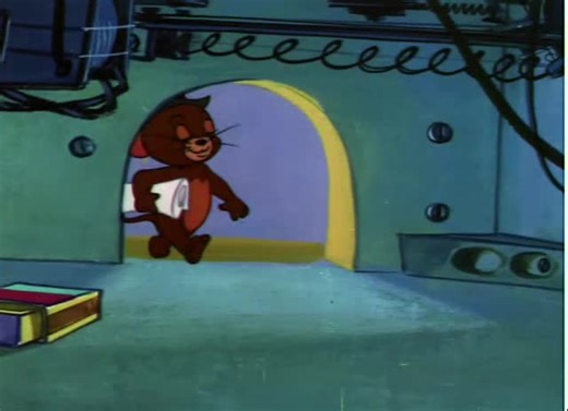 Dancing Bear Announcement During Tom and Jerry Show