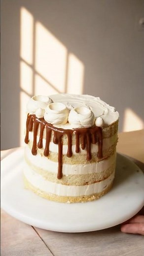 How to make a Naked Banoffee Cake #cake #bakingtips #food #bakes