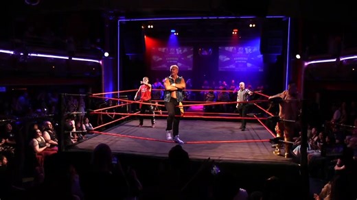 When my son, Keagan Garland and I showed up at Riot Cabaret Pro Wrestling, unadvertised in London, England | Scotty 2 Hotty