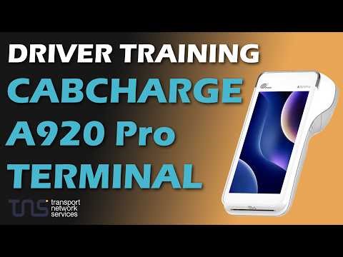 Cabcharge A920 Pro EFTPOS Terminal Training