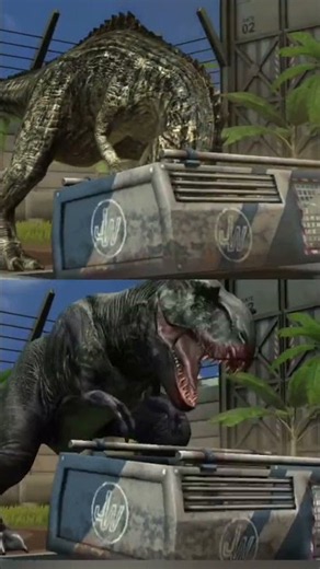 Giganotosaurus Gen 2 Vs Albertosaurus Feeding Animation | JWTG