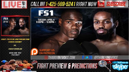Edner Cherry vs. Omar Douglas fight preview