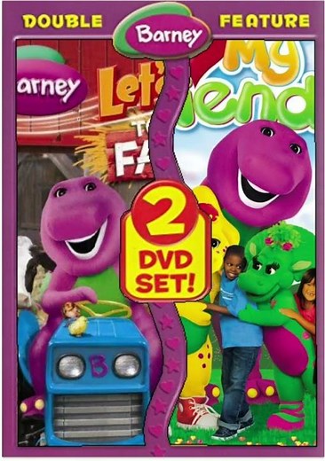 Barney Double Feature (Let's Go To The Farm/I Love My Friends)