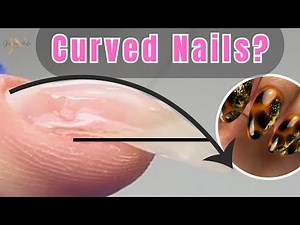 How to Fix Curved & Crooked Nails | Gel Overlay + Tortoise Shell Nail Art