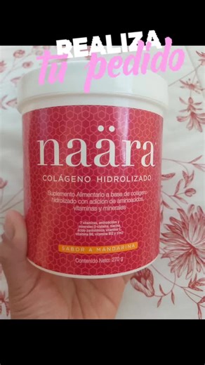 Colágeno Naära: Hidrolizado Sabor Mandarina para Ti