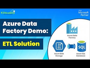 Azure Data Factory Tutorial | Building Data Pipelines with Data Factory to Move Data | K21 Academy