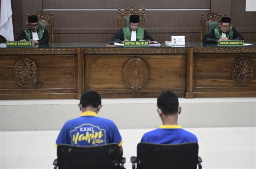 Islamic Court in Indonesia Sentences 2 Men to Public Caning Over Sexual Acts: Kissing and Hugging - The National Herald