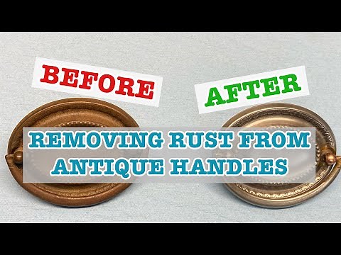 How To Remove Rust From Antique Furniture Hardware