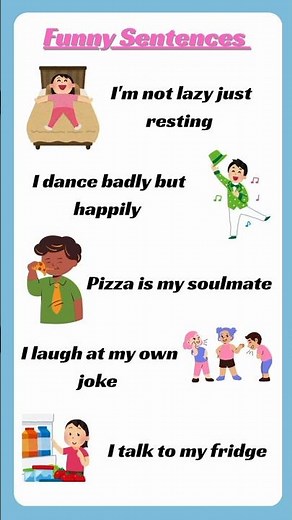😂 Hilarious English Sentences to Make You LAUGH! #hilarious #englishsentences #learnenglish