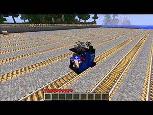 Minecraft Mods : Trains and Zeppelin Mod Part 3