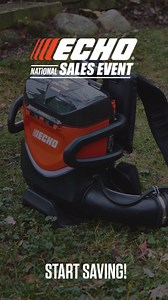Take advantage of ECHO's National Sales Event and get your hands on the brand-new DPB-7700T backpack blower! 💨 With unmatched power and premium design, it’s ready to tackle any job. Get yours now for just $2,229.95 MSRP! #ECHOcanada #ECHOpowerequipmentcanada #poweronandon #Nationalsalesevent #NewFromECHO #backpackblower #brandnew #ECHOsalesevent #batterypowered | ECHO Power Equipment (Canada)