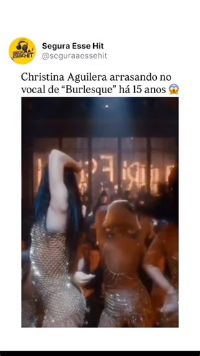 Segura Esse Hit on Instagram: "Música: Show Me How You Burlesque 15 anos de “Burlesque”. Este filme será para sempre um clássico cult! O glamour, os vocais, a energia. Christina Aguilera estava linda, poderosa e completamente inesquecível."