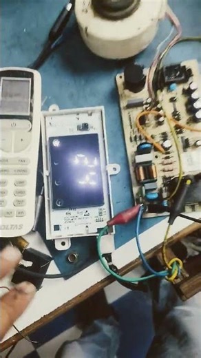 Voltas inverter AC pcb Ad or E6 error repair done