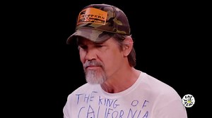 Josh Brolin Licks the Palate of Absurdity While Eating Spicy Wings | Hot Ones 13