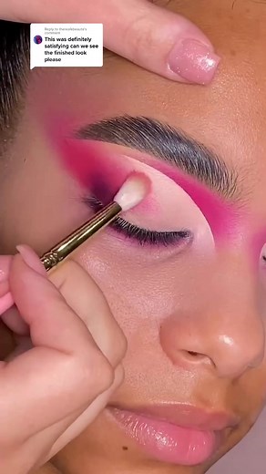 Reply to @therealkbeaute look so cute we had to drop a tutorial😍 Products used: tagged in the video🛍 #makeup #makeuptutorial #plouise #cutcrease