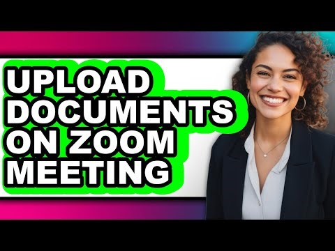 How to Upload Documents on Zoom Meeting (easy Method)