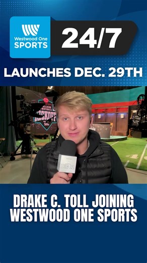 It’s official, I’m joining Westwood One Sports as the morning host of their new 24/7 radio network. I’ll get you to work, Jim Rome will get you home. From Dallas to Los Angeles, Hays to Hoover, we’ll be on stations across America. While remaining with the Savannah Bananas organization and Locked On, this will be another avenue to talk sports at the highest level each day. | Drake C. Toll