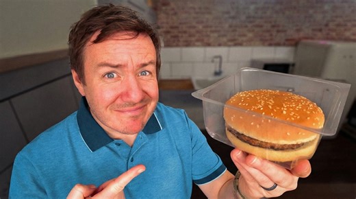 A simple trick turns a microwave cheeseburger gourmet