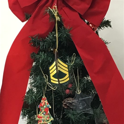 Arméns E-7 Sergeant First Class (SFC) 3D-julprydnad - Etsy Sverige