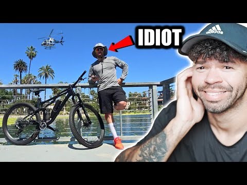 RIDING MY MTB FROM DOWNTOWN TO HOLLYWOOD - LIVE URBAN FREERIDE AND HILL BOMBS