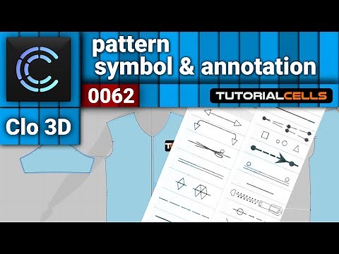 0062. pattern annotation & pattern symbol in clo3D