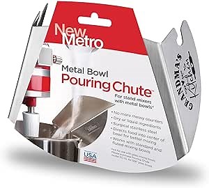 Amazon.com: New Metro Design Pouring Chute Stand Mixer Replacement Pouring Shield with Unique Laser Etched Motto, Grandma’s Kitchen : Home & Kitchen