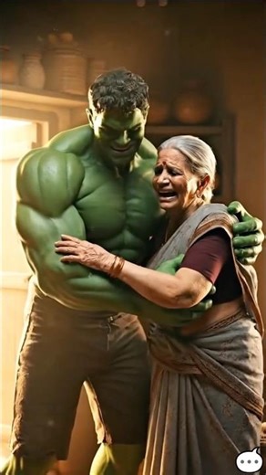 Hulku’s Most Happy Moment 🔥❤️ #hulk #marvel #aishorts