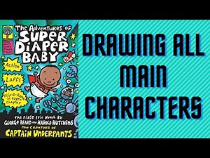 DRAWING ALL SUPER DIAPER BABY MAIN CHARACTERS - DRAWING CHALLENGE BY DORIAN