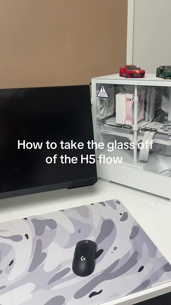 Remove Glass Panel from NZXT H5 Flow Easily