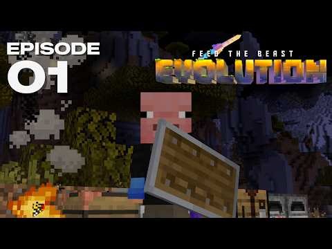 Xeri Plays FTB: Evolution (Episode 1) - A Vanilla Player Tries out a Modpack, What Could Go Wrong?