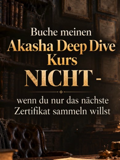 Akasha Kurs: Warum du kein Zertifikat, sondern Integration brauchst