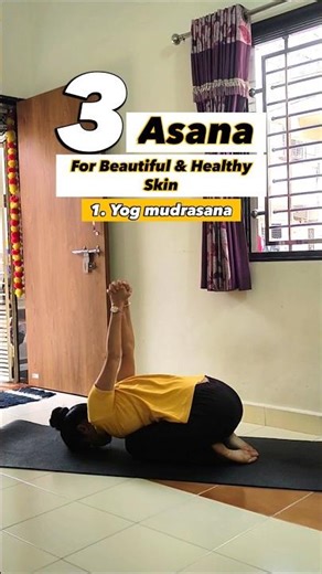 Glow Like Never Before! ✨ 3 Best Yoga Asanas for Crystal Clear Skin! | #YogaForGlowingSkin #YogaLife