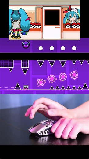 Geometry Dash Rhythm Pokemon Challenge! #geometrydash #gd #shorts