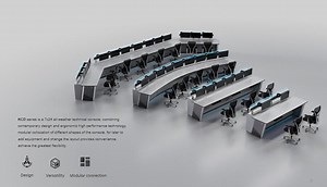 [Hot Item] Kesino Public Safety Remote 911 Command Transmission Control Room Console Furniture