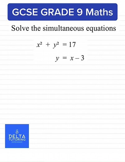 Simultaneous Equations #learningmath #calculus #math #mathematics #calculustips #simplemath #howtodofractions #mathshacks #mathtrick #mathtipsandtricks #addfractions #mathequations #geometrymath #fractions #mathtricks #mathquestions #equations #trug #9 #astar #hardmaths #hardmath #grades