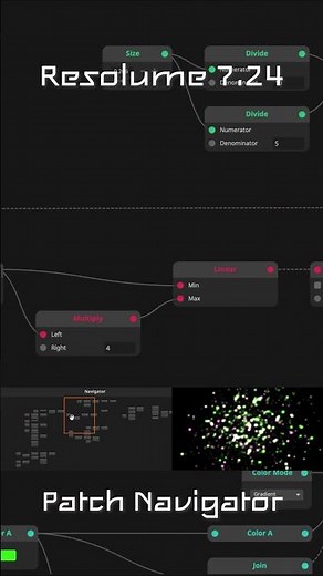 Resolume 7.24 - Patch Navigator