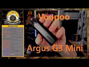 Voopoo Argus G3 Mini Pod System Review and Test