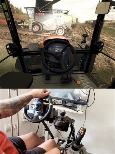 Zetor Crystal HD + Claas Tucano Steering Wheel Thrustmaster Farmstick #dkgc #farming #tractor #farm