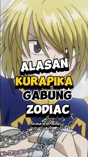 Alasan Kurapika Gabung Zodiac #hunterxhunter